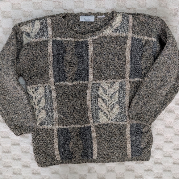 Eaton Sweaters - Vintage '90s Cottage Core Knit Sweater